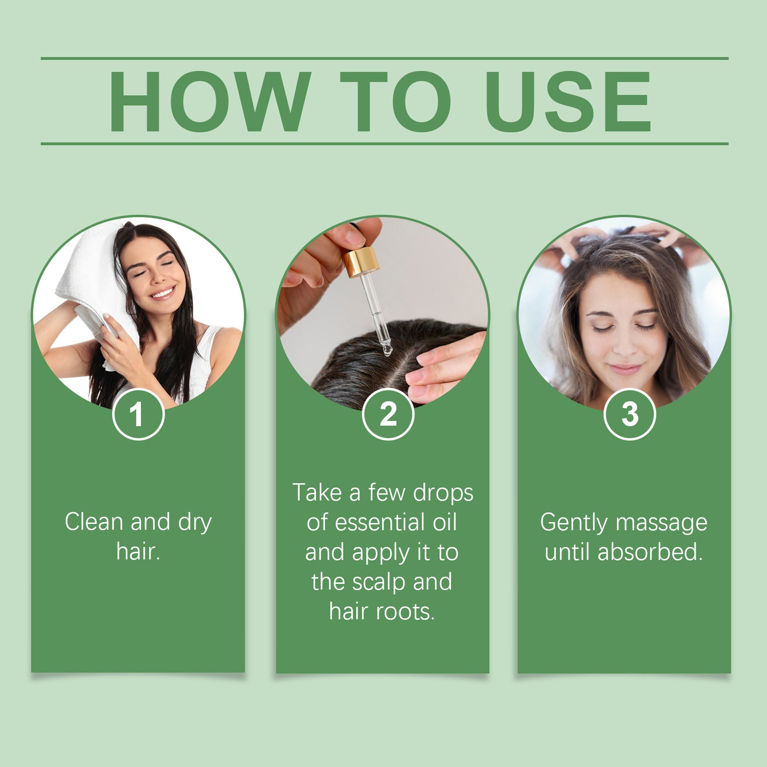 Hoegoa Rosemary Hair Care Essential Oil Nourishes And Hydrates Hair, Hydrates And Softens Hair Care Oil