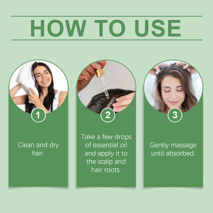 Hoegoa Rosemary Hair Care Essential Oil Nourishes And Hydrates Hair, Hydrates And Softens Hair Care Oil