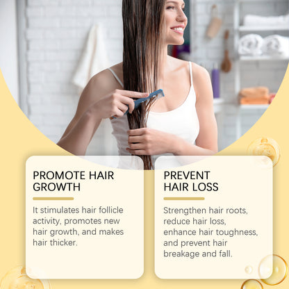 West&amp;Month Honey Hair Care Essential Oil, Honey Rosemary Repair Dry Hair End Moisture Nourishing Oil