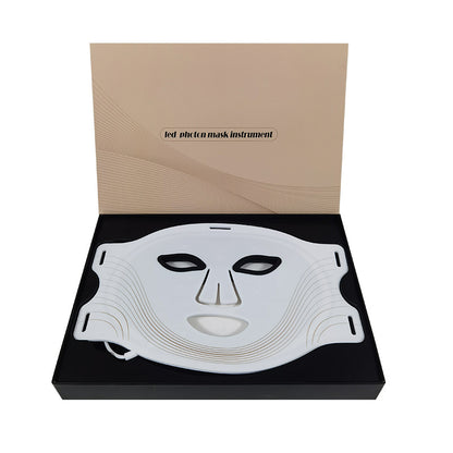 Home Use Beauty Device Silicone Red Blue Color Light Seven-Color Facial Mask Photon LED Beauty Face Mask
