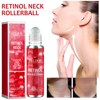 Retinol Neck Rollerball, Moist Smooth Neck Wrinkle Wrinkle Firming Neck Reshape The Swan Neck