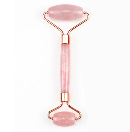 Face Lift Massager Crystal Roller Facial Massage Relaxation Jade Roller Stone Natural Rose Quartz Beauty Skin Tool Girl Gift