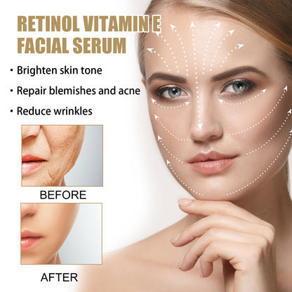 Retinol E Night Facial Essence, Brightening Skin, Moisturizing And Hydrating Essence