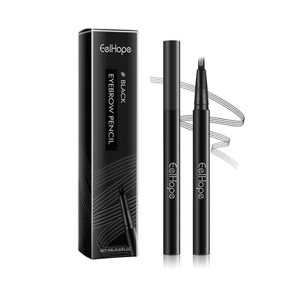 EELHOPE Four Claw Eyebrow Pencil Wild Eyebrow Embellishing Eyebrow shape delicate and easy to use non-smudging natural shaping eyebrow pencil