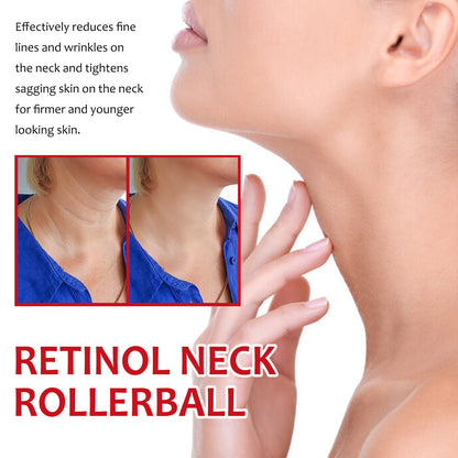 Retinol Neck Rollerball, Moist Smooth Neck Wrinkle Wrinkle Firming Neck Reshape The Swan Neck