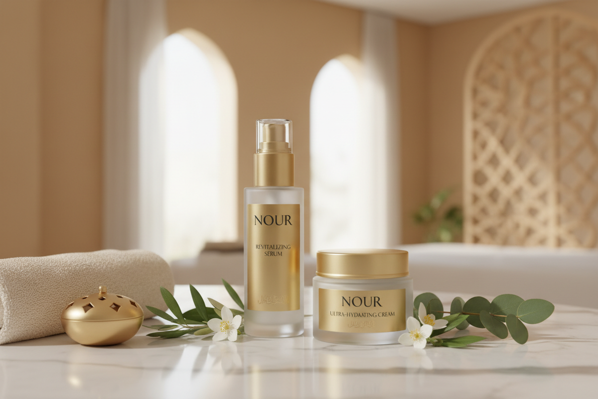 Skincare premium en ambiente spa